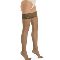 Calze Balza Pizzo|Calze Maglia Liscia^Solidea Marilyn 30