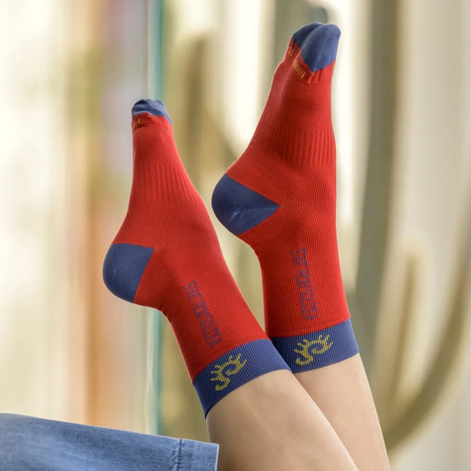 Calzini E Pariscarpa^Solidea Socks For You Bamboo FLY Happy Blue