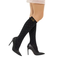 Gambaletti In Fibra Di Bambu|Gambaletti Fantasia^Solidea Socks for you Bamboo Pois